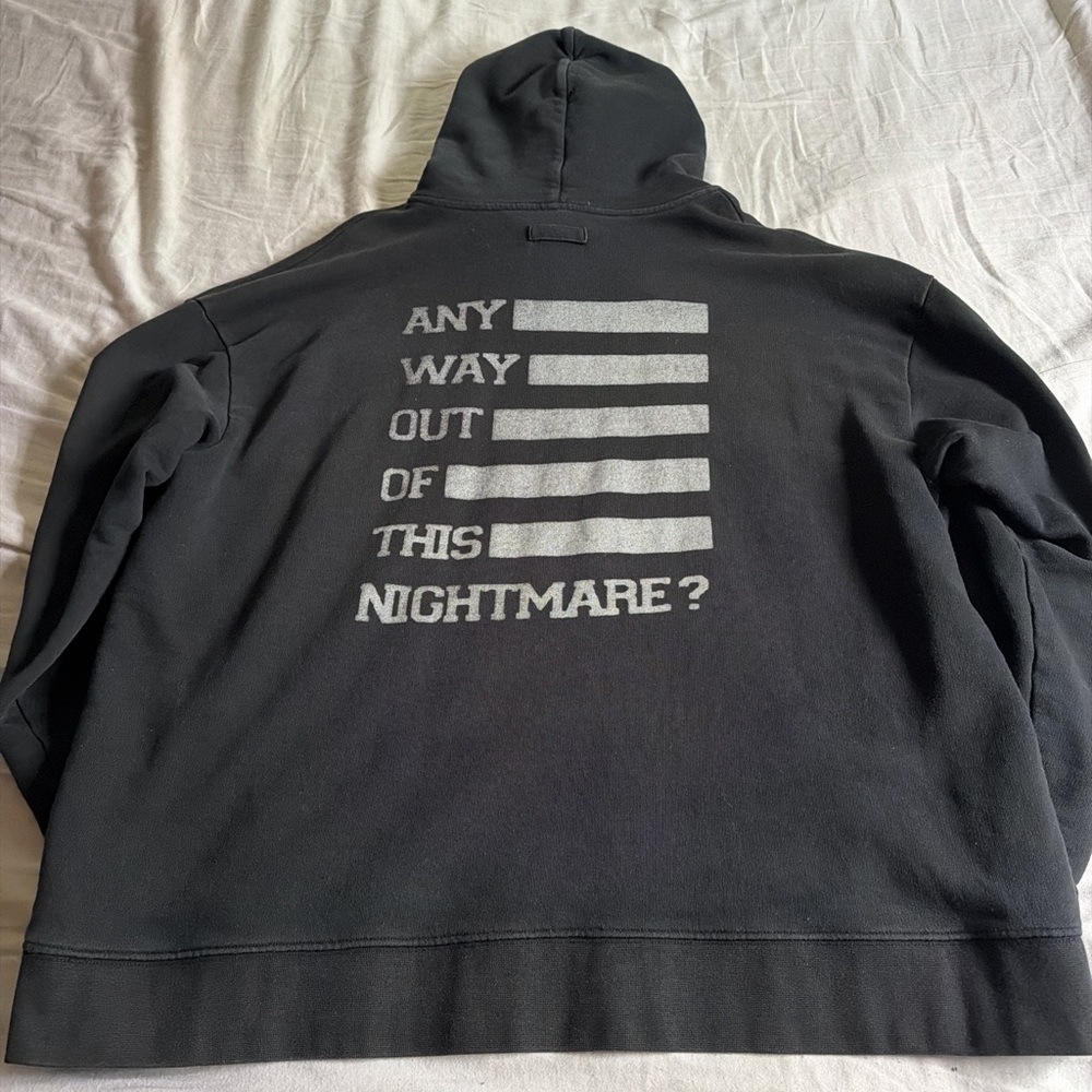 Raf Simons Black Cotton Hoodie